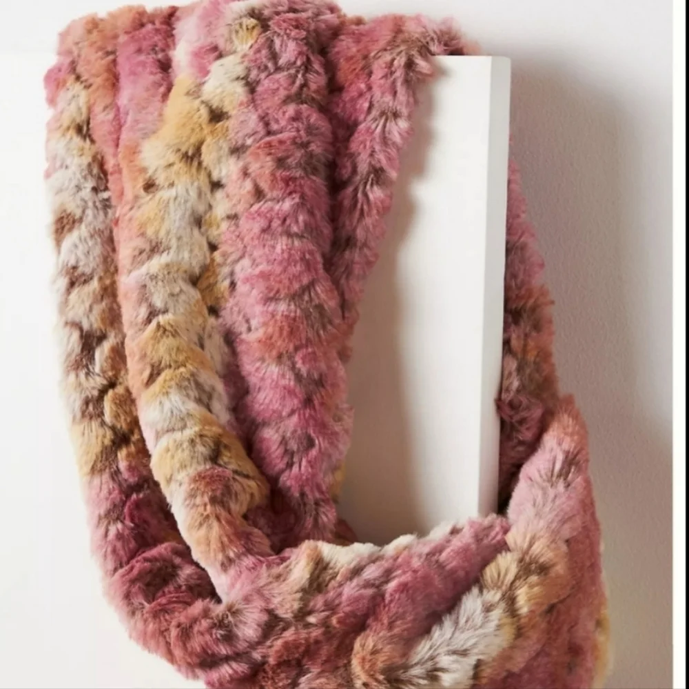 Anthropologie Remy  faux fur stole scarf - Picture 9 of 11